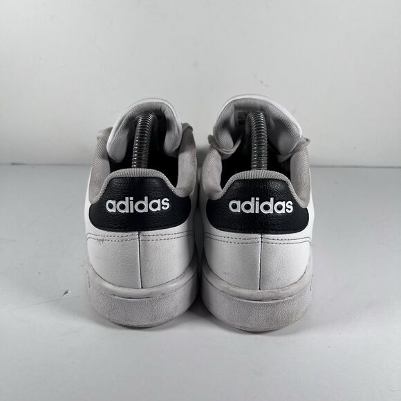 Adidas Grand Court White Black Lace Up Shoes Sneakers Women's Size 8.5 F36483 - Picture 4 of 8